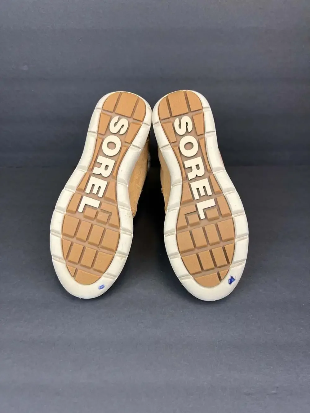 Sorel Women's Explorer Joan Waterproof Suede Winter Boots, Camel Brown Sz 8.5